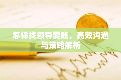 怎样找领导要账，高效沟通与策略解析