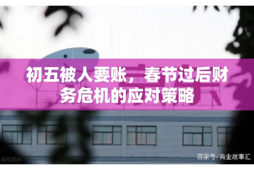 初五被人要账，春节过后财务危机的应对策略