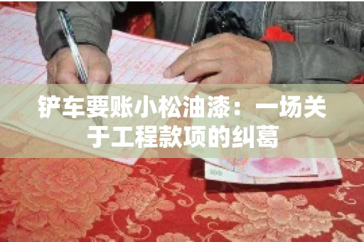 铲车要账小松油漆:一场关于工程款项的纠葛 铲车要账小松油漆:一场关于工程款项的纠葛