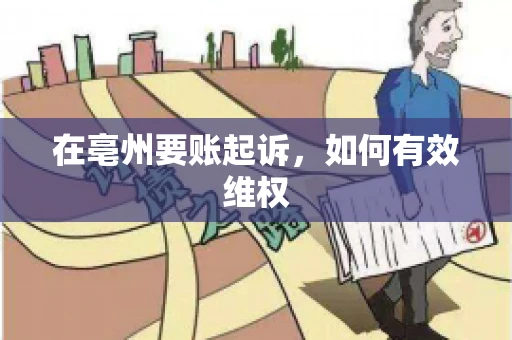 在亳州要账起诉，如何有效维权